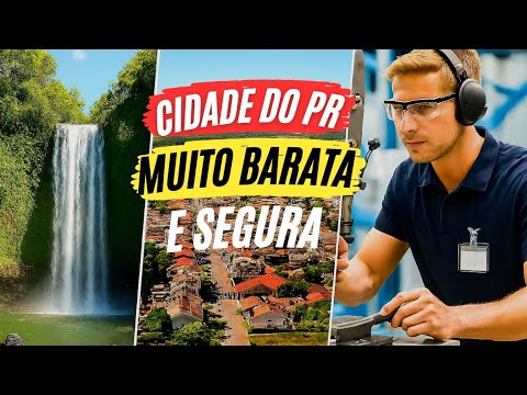 Essa PEQUENA cidade do PARANÁ, tem BAIXO custo de vida, EMPREGO e SEGURANÇA