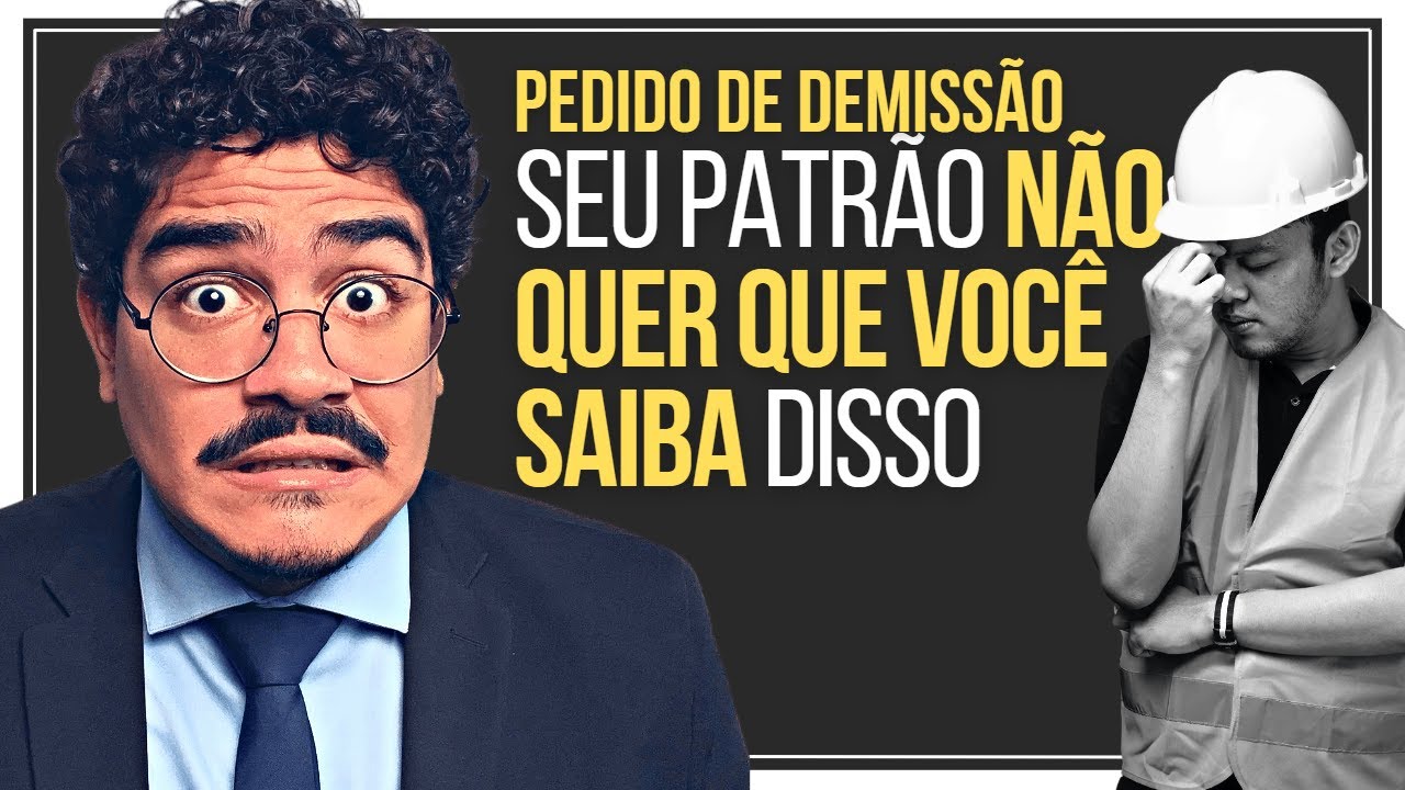 Você precisa saber disso antes de PEDIR DEMISSÃO!