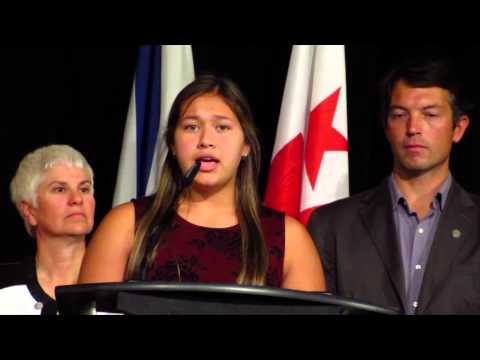 Mi'kmaq Canadian Anthem - Miss Kalolin Johnson