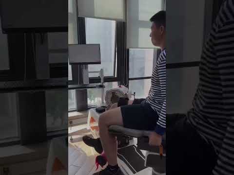 Isokinetic muscle strength trainingEnhance the strength of the lower limb. #robot#isokinetic