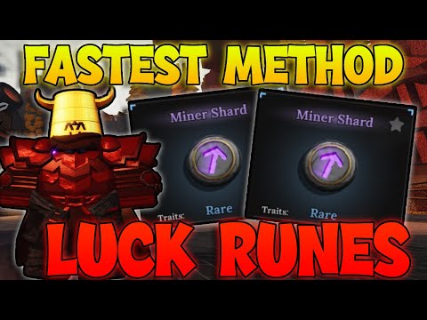 The BEST Luck Rune FARMING Method The Forge! - Farm Runes FAST! (Roblox The Forge)