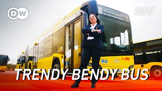 Berlin by Electric Bendy Bus