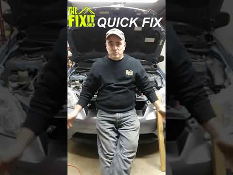 Repair Toyota Matrix Hood Prop. Replace Clip. Quick Fix #shorts