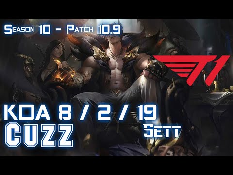 T1 Cuzz SETT vs SYLAS Jungle - Patch 10.9 KR Ranked