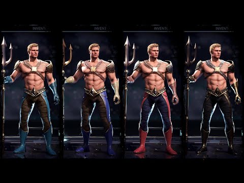 Aquaman - Gear and Skin Showcase - Injustice 2