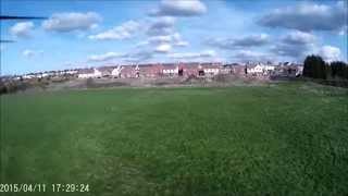 preview picture of video 'Random quad flight over Evesham, Worcestershire'