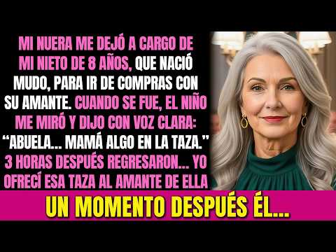 Mi nuera me dejó con mi nieto mudo para irse con su amante… así que le di una lección.