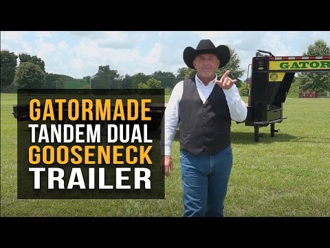 Gatormade Tandem Dual Gooseneck Trailer