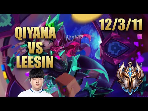 DWG Canyon Qiyana Jungle Vs Leesin - EUChallenger Patch 9.21