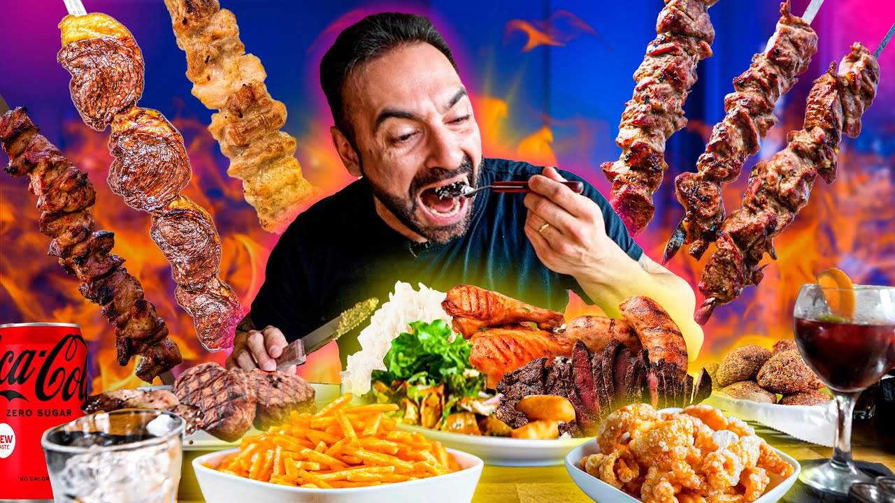 Fui em uma CHURRASCARIA no meio de NOVA YORK!!