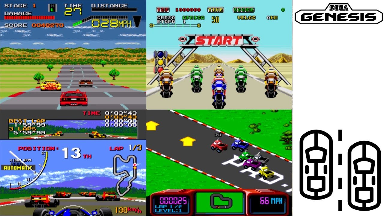 Top 30 Best Racing Games for Sega Genesis [Recommendation]