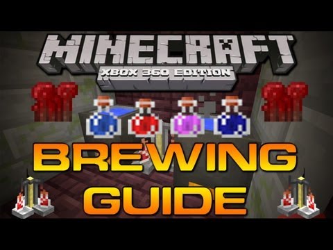 Minecraft (Xbox 360): BREWING GUIDE PART 1 - THE BASICS (Nether Wart, Cauldron,