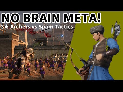 Conqueror's Blade - No Brain, All Ranged? Watch This 3-Star Archer : Rattan Vipers  Flip the Meta!