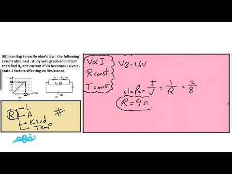 Problems on ohms law for closed circuit (part 8) - فيزياء لغات - للثانوية العامة -  نفهم physics