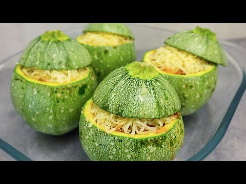 Oven-stuffed zucchini # 153