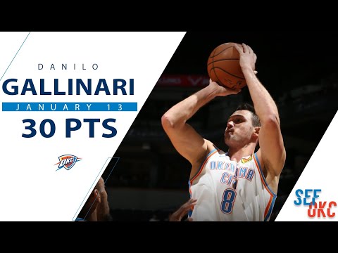 Danilo Gallinari's Full Highlights: 30 PTS vs Wolves | 2019-20 NBA Season - 1.11.20
