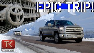 Taking a Pair of Toyota Tundras on a 4000-Mile Road Trip Through the Frozen Canadian North