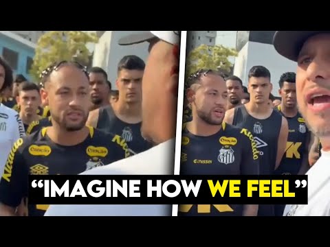 Santos Ultras Almost Slap Neymar for his bad performance