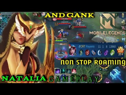 NATALIA GAMEPLAY NONSTOP ROAMING AND GANK || NATALIA GAMEPLAY || NATALIA GAMPELAY MOBILE LEGEND