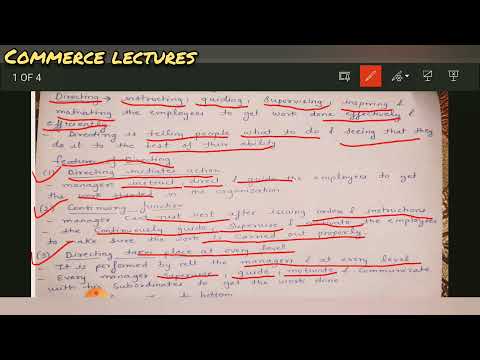 Directing meaning features and importance class 12 business studies