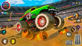 Monster Truck Crash Battle Real Demolition Action Heavy Vehicle Control Android GamePlay