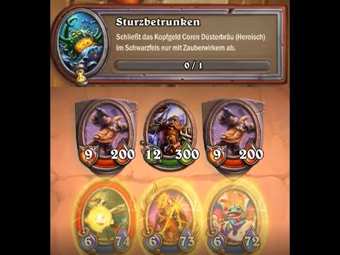 Hearthstone Söldnermodus #125 Event Yogg-Saron Coren Düsterbräu heroisch mit nur Zauberwirkern