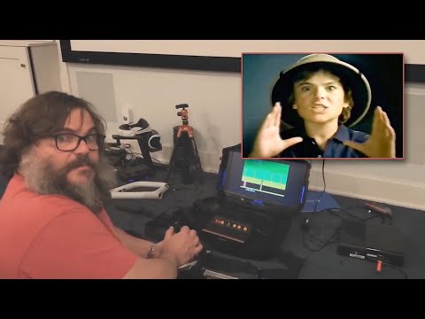 Jack Black's (Minecraft Steve) first acting job aged 13 in 1982 (Pitfall Commercial)
