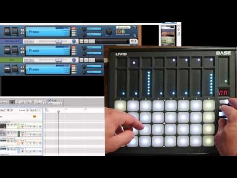 Livid BASE and Propellerhead Reason: Scales and Transpose