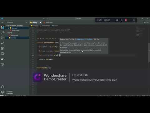 Reverse Strings String Reversal Tutorial Javascript Reverse String String Manipulation