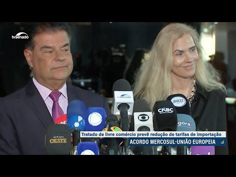 Acordo Mercosul-UE deve ter análise ágil, defendem Nelsinho Trad e embaixadora