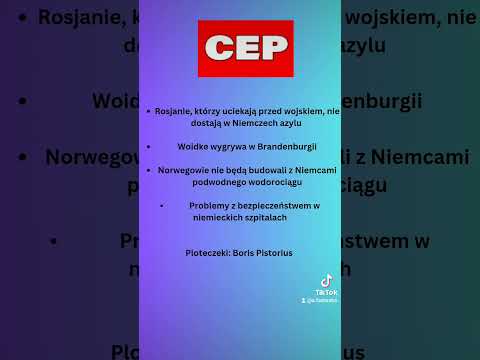 CEP Niemcy na @Kremlinkashow o 17:00