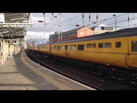 New Measurement Train leaving Newcastle for Heaton Depot