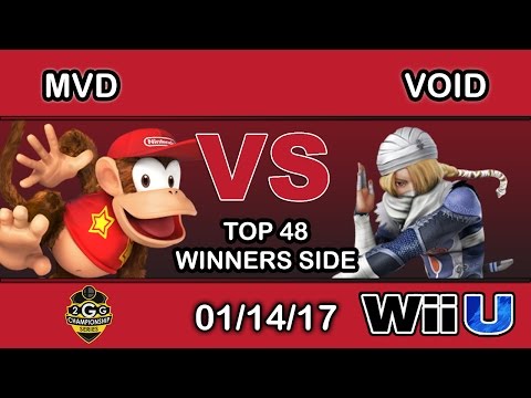 2GGC: Genesis Saga - PG | MVD (Diddy Kong) Vs. CLG | VoiD (Sheik) Top 48 Winners Side