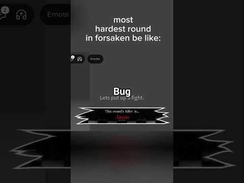 Rare Bug As Killer In Forsaken?! #roblox #forsaken #robloxmemes #forsakenmemes #bug #funny