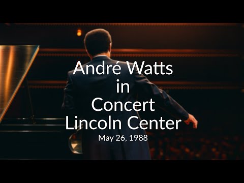 André Watts in Concert Lincoln Center 1988 - Remastered Audio and Video