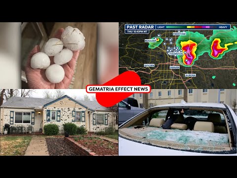 Denver property destroyed by worst hail storm in 35 years in US history, Thursday, May 30, 2024