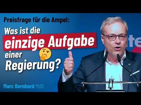 Preisfrage für die Ampel: Was ist die einzige Aufgabe einer Regierung? ❓