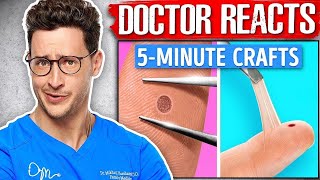 Doctor Reacts To Ridiculous 5-Minute Crafts Videos