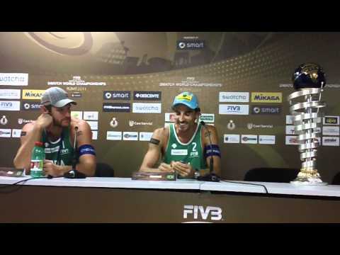 Mondiali Beach Volley - La parola ai vincitori Emanuel ed Alison