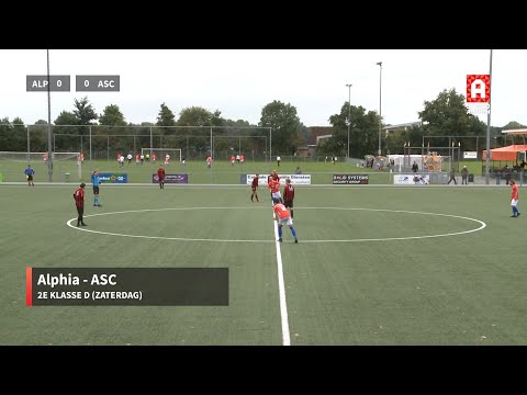 Samenvatting Alphia - ASC (zaterdag 24 september)