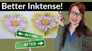 Secret to make Paintings POP without overworking! (Derwent Inktense tutorial)
