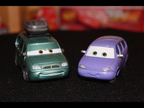 Mattel Disney Cars Van & Mini Die-casts Video