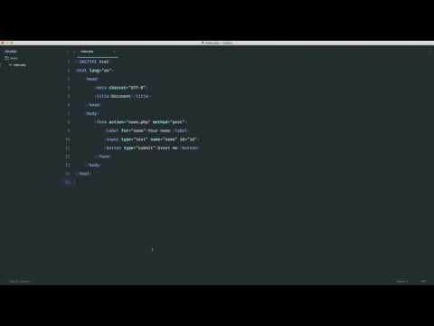 PHP Basics Practical projects Submitting a form 33 35