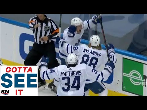 GOTTA SEE IT: Maple Leafs Score Three Goals With Goalie Pulled To Tie Game 4 vs. Blue Jackets