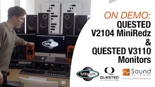 Video thumbnail for On Demo | Quested V2104 MiniRedz + SB10R Sub & V3110 Monitors by Funky Junk