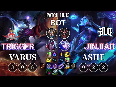 APK Trigger Varus vs BLG Jinjiao Ashe Bot - KR Patch 10.13