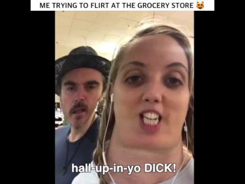 Me trying to flirt at the grocery store