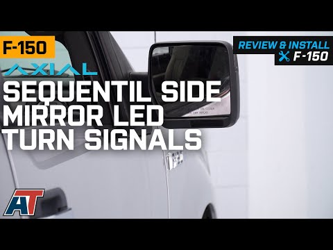 2004-2014 F150 Axial Sequential Side Mirror LED Turn Signals; Smoked Review & Install