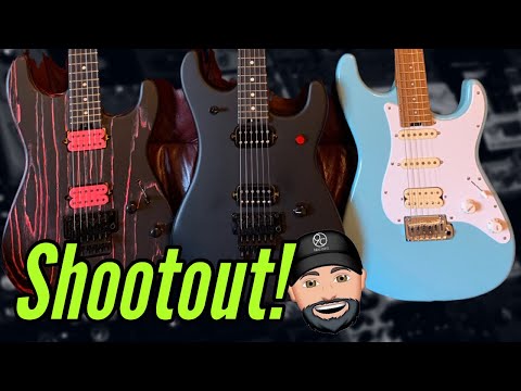Superstrat Shootout EVH v Charvel v Jackson Featuring The Driftwood Mini Nightmare IR