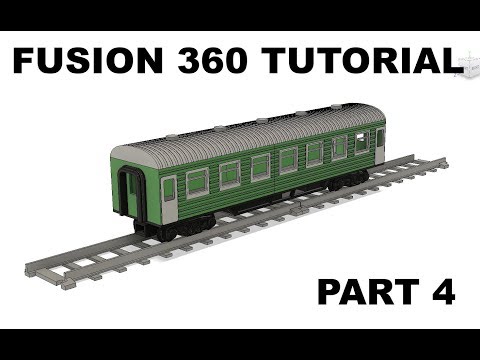 Design your own train car in Fusion 360 for 3D-printing - Part 4 of 7